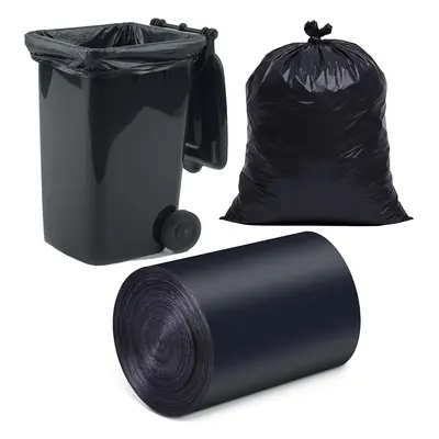 Rouleau de sacs poubelle noirs haute résistance pour conteneur de collecte - ALBASTONE Mayotte